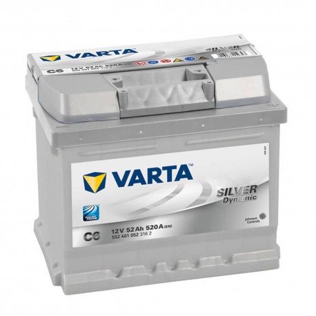 Baterie auto VARTA SILVER DYNAMIC 52Ah 552401052 C6