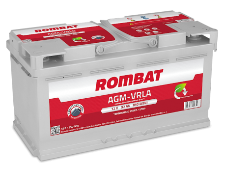Baterie auto ROMBAT AGM VRLA 92Ah 5921250085